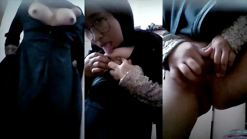 Bokep Indo Hijab Hitam Toge Colmek Sange